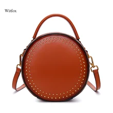 Messenger bag genuine leather women bags 2019 NEW Tassel Rivet fashion crossbody luxury handbags girl's bag women s bag leather 2018 new luxury bag fashion zipper tassel small square bag messenger bag