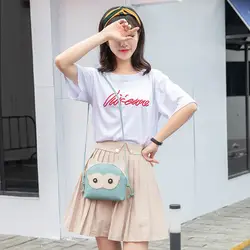 Новинка 2019 года мультфильм сова для женщин кожаная сумка прекрасный Курьерская сумка на ремне Корейская версия мини для клатч кошелек