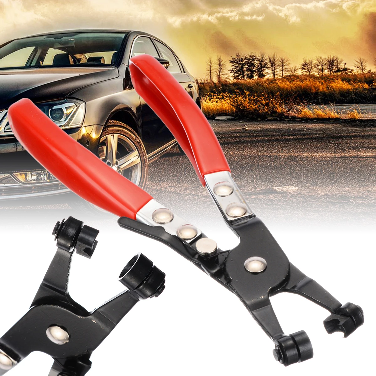 

High Quality Vehicle Car Water Hose Clamp Pliers Clip Repair Removal Tools Throat Bundle Clamp Tube Pipe Pliers with Handle