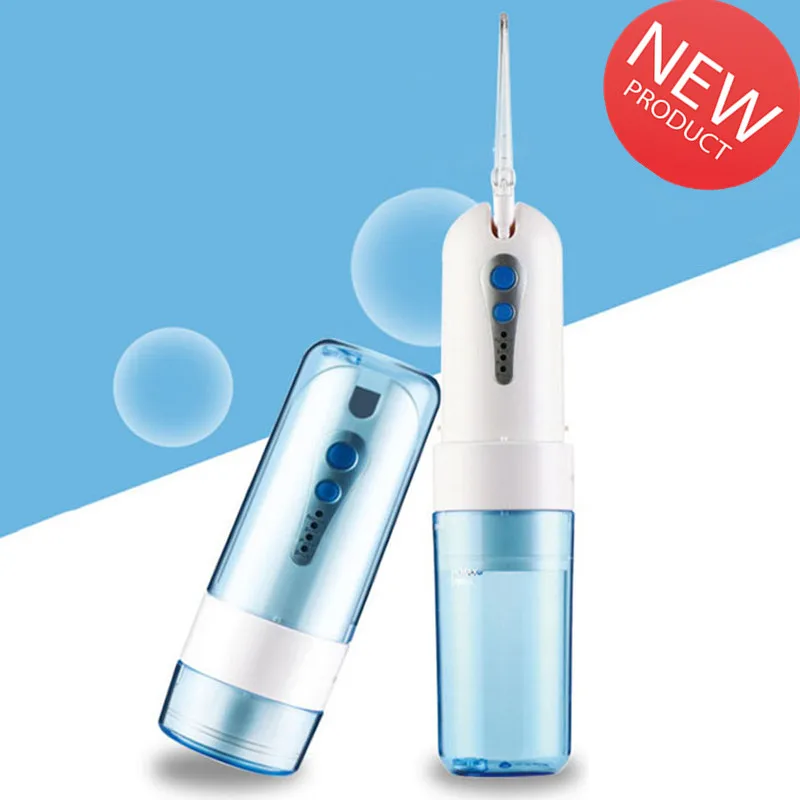 

Oral Irrigator USB Rechargeable Water Flosser Portable Dental Water Jet Water Tank IPX7 Waterproof Oral Hygiene Teeth Cleaner