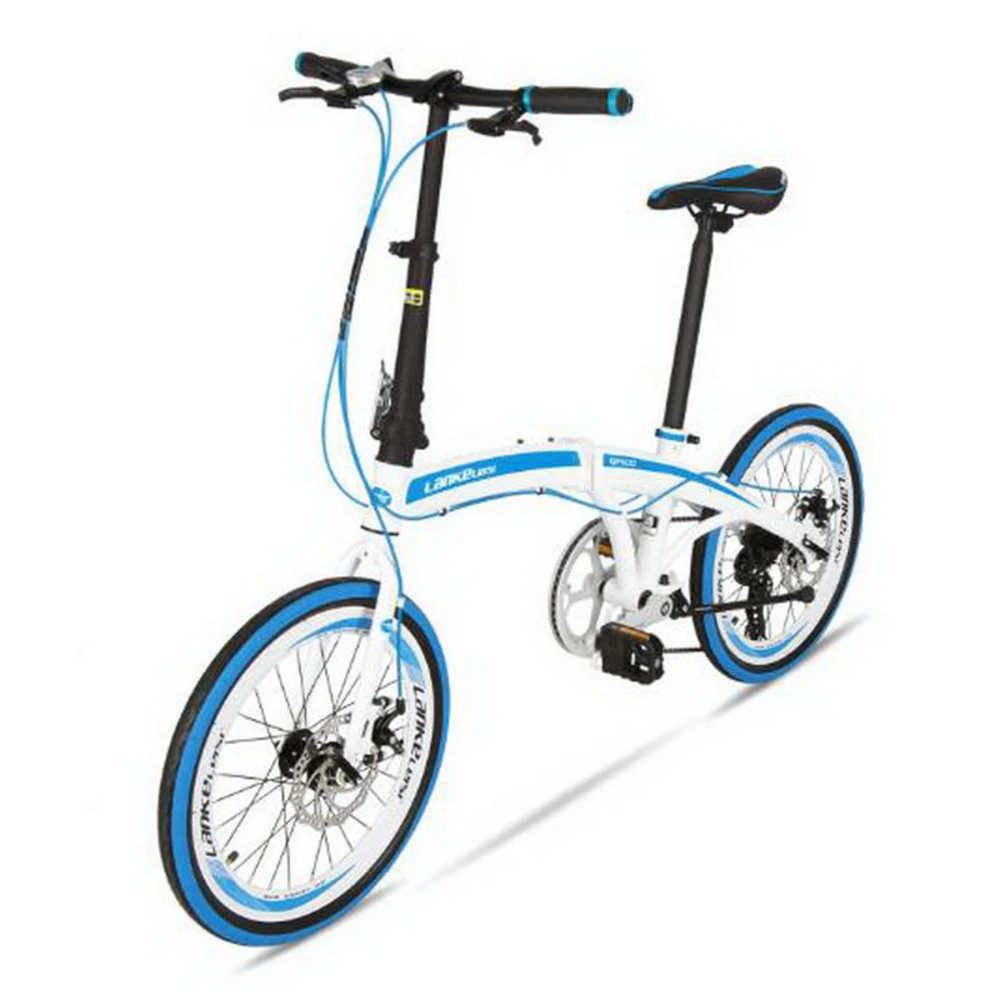 Urban Commuter Bike 7Speed 20/"Folding Suspension Bike Disc Brake Bicycles PRO