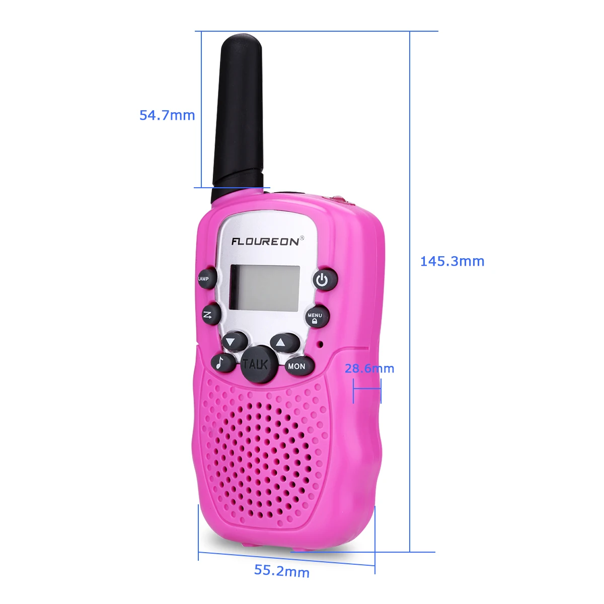 Floureon 8 канальный сетевой видеорегистратор Twin иди и болтай Walkie Talkie S UHF400 470MHZ PMR446 2 Way