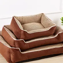 Коричневый Сжимаемый удобный питомник зима может добавить коврик мягкий кошачье гнездо домашнее животное принадлежности анти-грязный машинная стирка