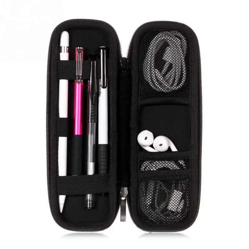 

Carrying Sleeve Pouch Cover Earphone For IPadS Pro Surface Pen Cable Organizer PU Leather Bag Protective Case For Apple Pencil