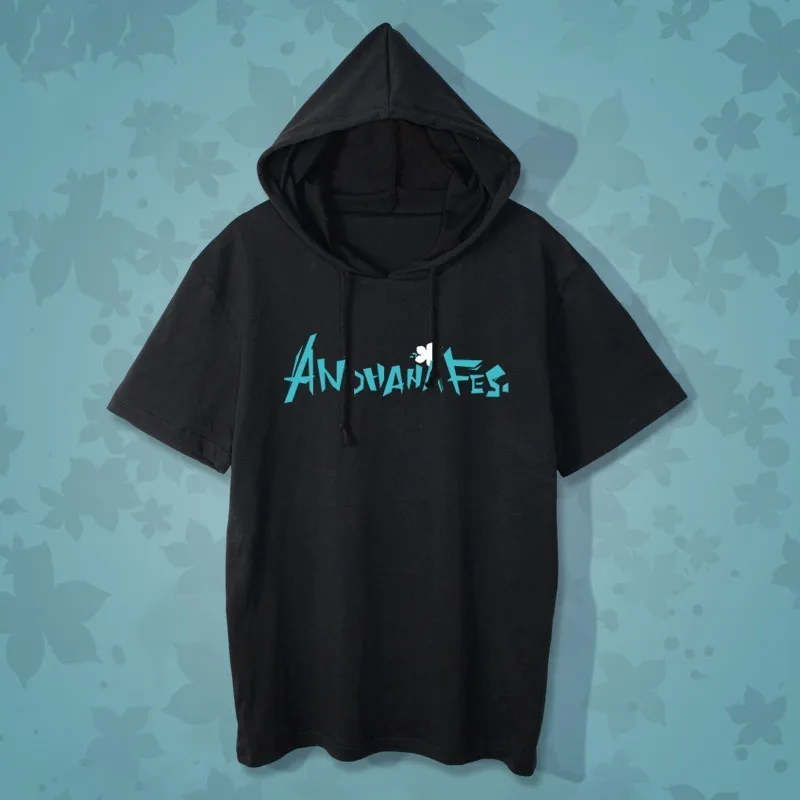 Повседневная футболка с капюшоном Аниме Anohana The Flower We Seen That Day для мужчин и женщин
