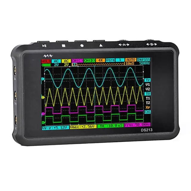 Best Price DS213 4 Channel 100MS/S DSO213 Nano Quad Digital Oscilloscope Kit