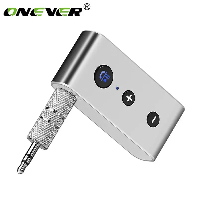 Onever беспроводной Bluetooth приемник Aux аудио приемник адаптер Handsfree автомобильный комплект 3,5 мм разъем Hands Free беспроводной музыкальный приемник