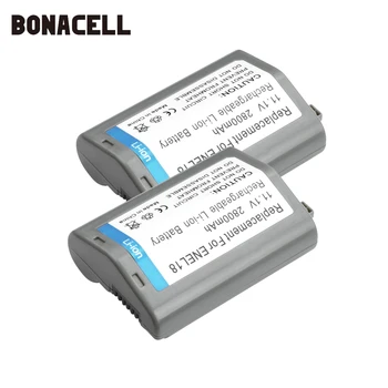 

Bonacell 2800mAh EN-EL18 EN EL18 ENEL18 EN EL18 Camera Battery For Nikon D4,D4S,D5 Cameras Nikon MB-D12,D800,D800E Battery L50