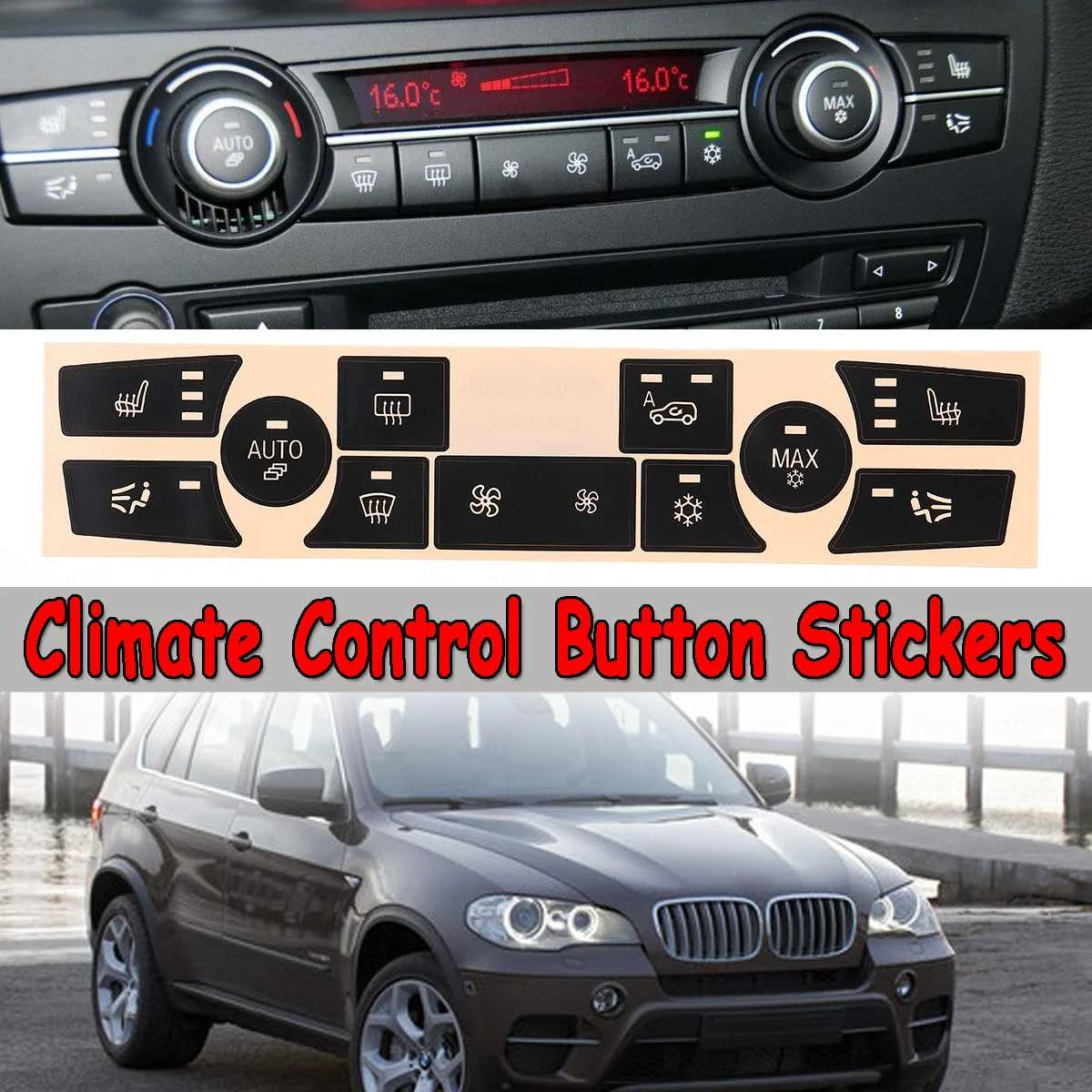 新車交換 Ac ダッシュ気候制御ボタンの修理のための 07 13 Bmw X5 修正色あせ醜いボタン車のステッカー 車のスイッチ リレー Aliexpress 新車交換 Ac ダッシュ気候制御ボタンの修理のための 07 13 Bmw X5 修正色あせ醜いボタン車のステッカー 車のスイッチ リレー Aliexpress