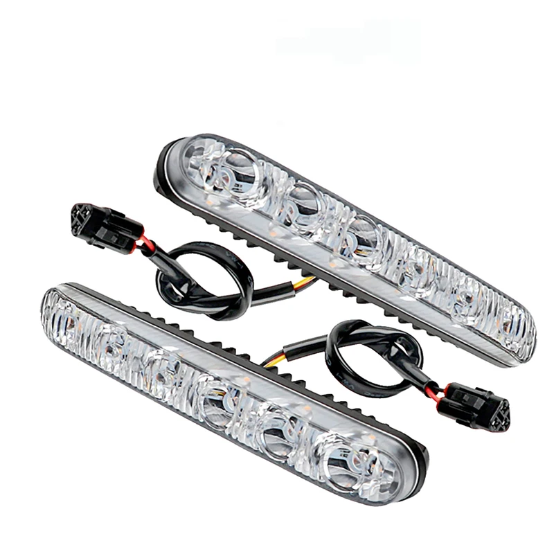 6LED Flowing Sequential Car Turn Signal Indicator DRL Daytime Running Light Lamp 6LED Flowing Sequential Car Turn Signal Indicator DRL Daytime Running Light Lamp