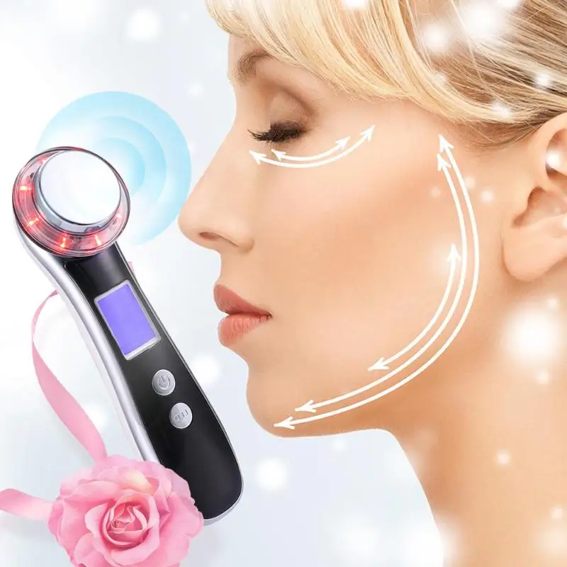 

Hot USB Facial Mesotherapy LED Photon Skin Care Device Face Lifting Tighten Wrinkle Acne Remover Facial Care