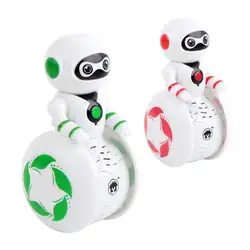 Экологический пластик умный неваляшка Электронный Робот музыка Индукционная безделушка игрушки неваляшки креативная Роботизированная