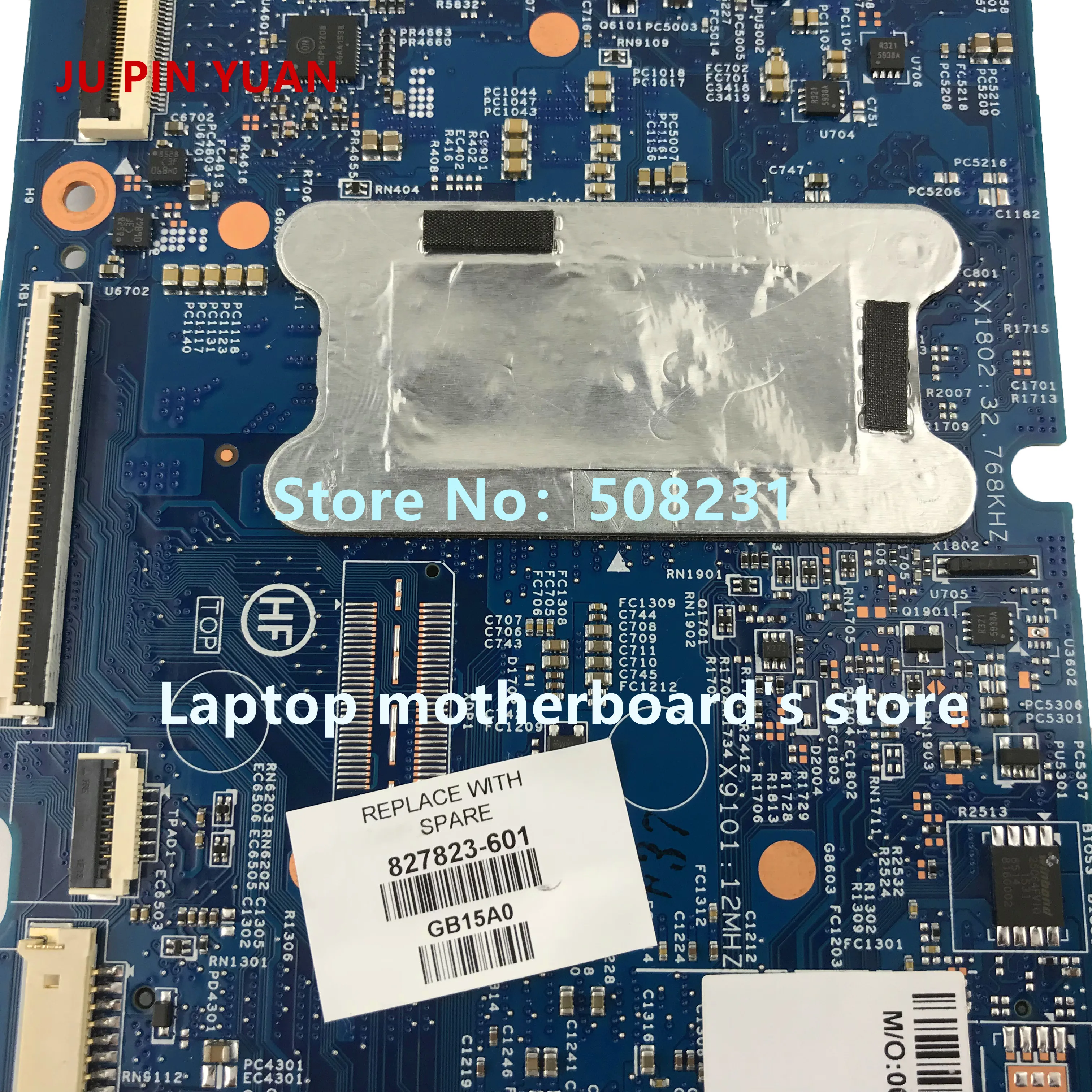 Материнская плата JU PIN YUAN 827823 501 601 для ноутбука HP PAVILION 13 S X360 s1996 nr 14265 1 448.05H03.0011 с i5