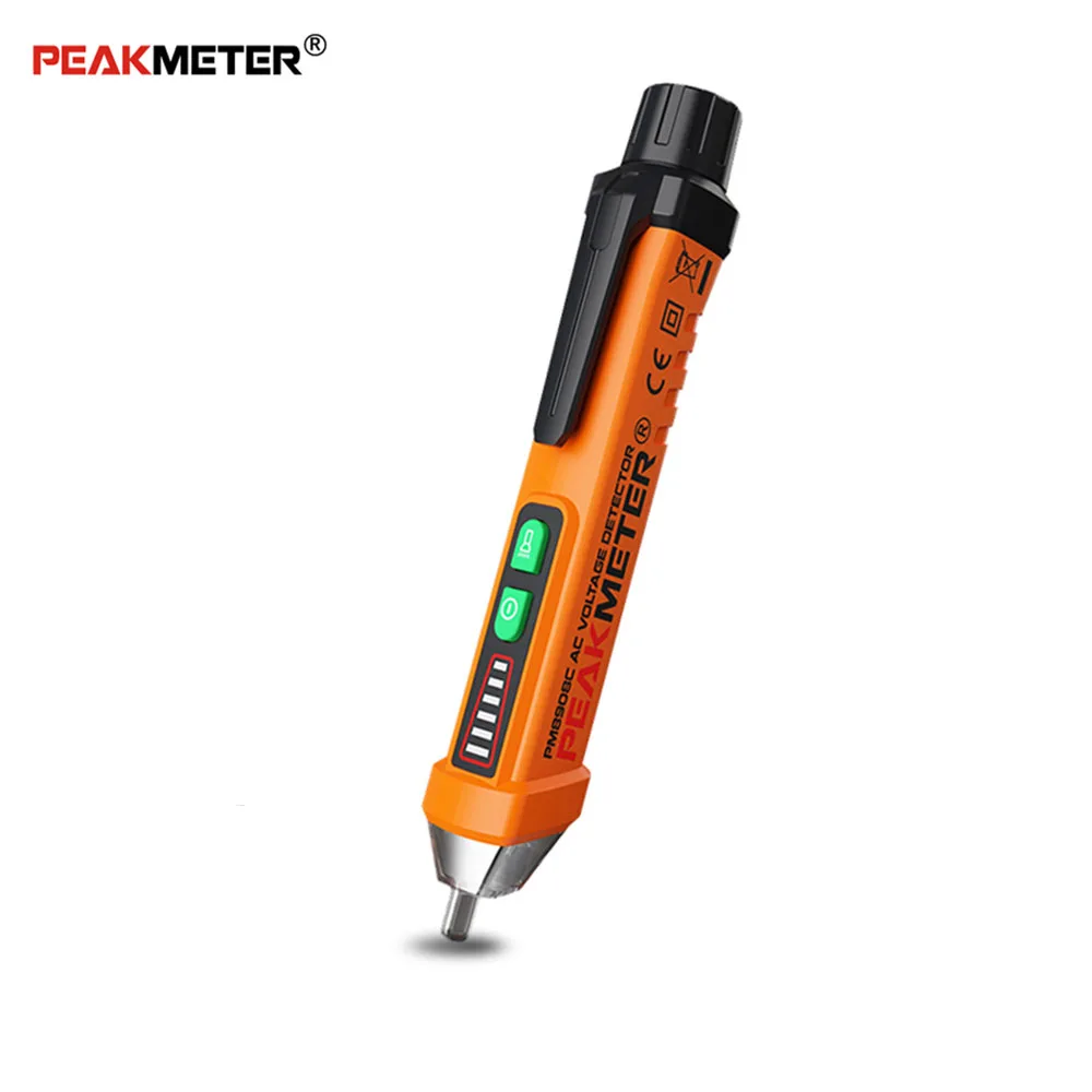 PEAKMETER PM8908C Voltage Test Pen Non Contact Tester 12V 1000V AC With