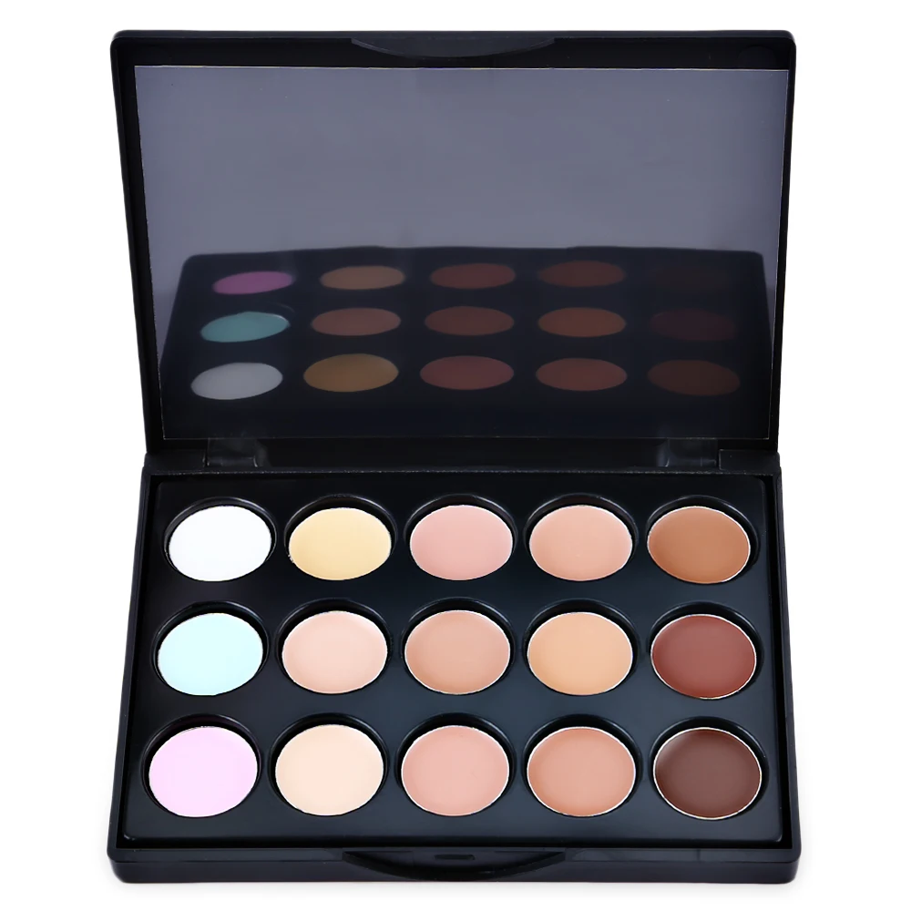 15 Colors Concealer Palette Makeup base Foundation Facial Face Cream Cosmetic contour palette concealer | Красота и здоровье