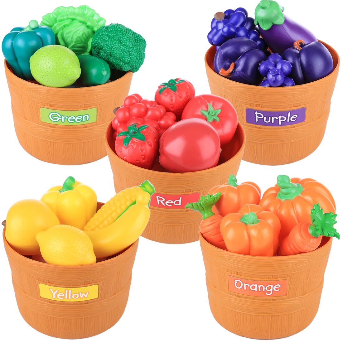 fruit and vegetable playset