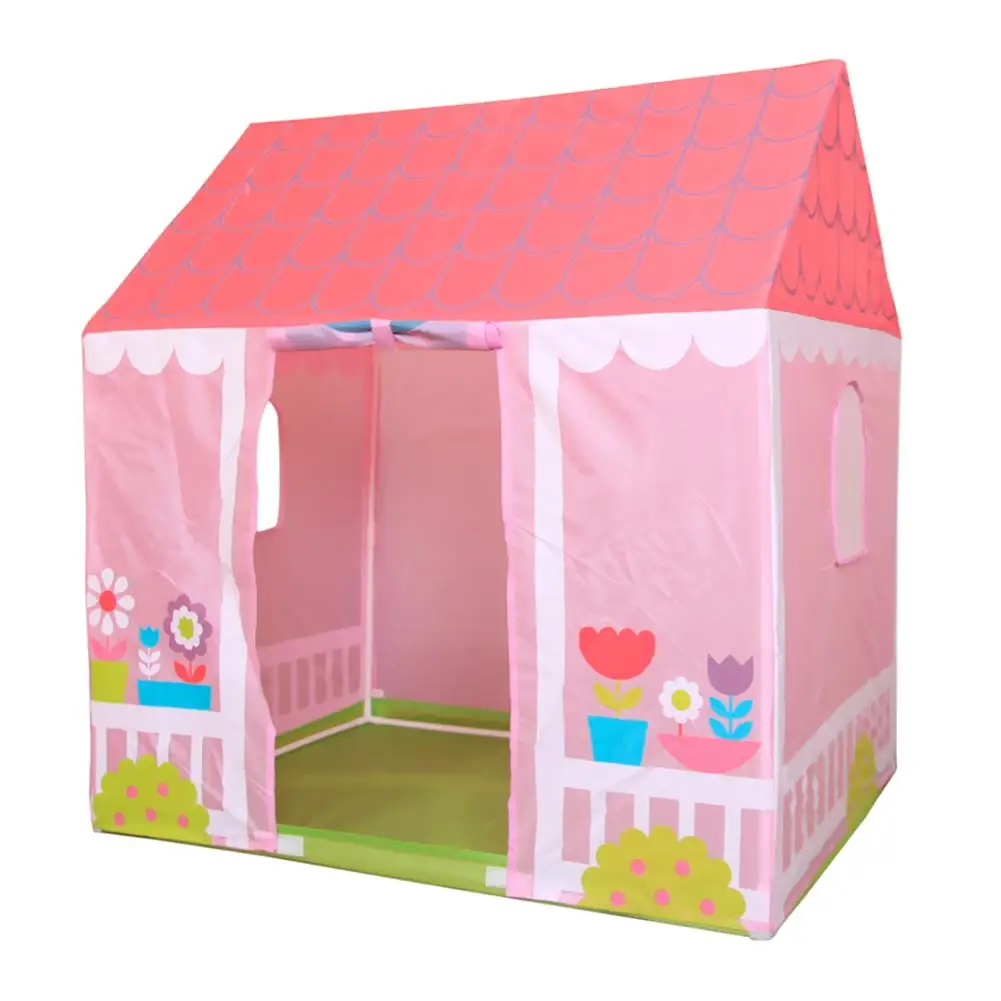 100*75*112 см розовая детская Крытая и палатка для игр на улице садовый домик Портативный игровой домик для мальчиков и девочек веселые игры подарки на день рождения