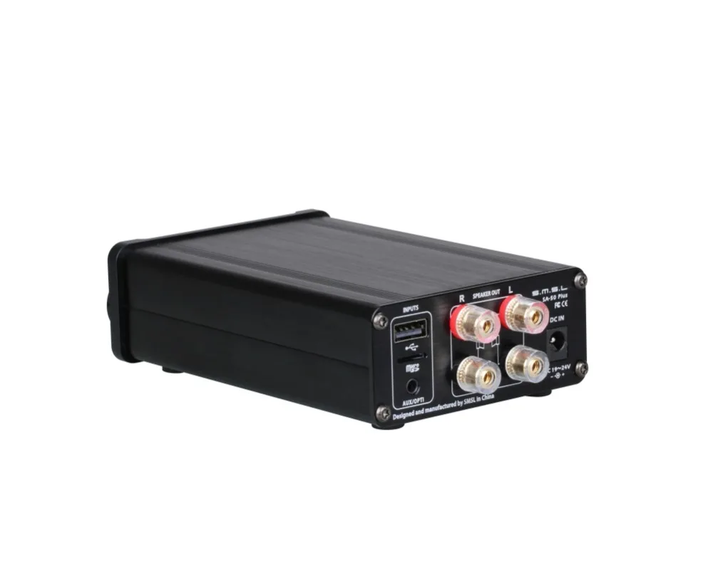 SMSL SA 50 PLUS HiFi Вт 192 кГц/32 бит мини настольный плеер и усилитель с поддержкой