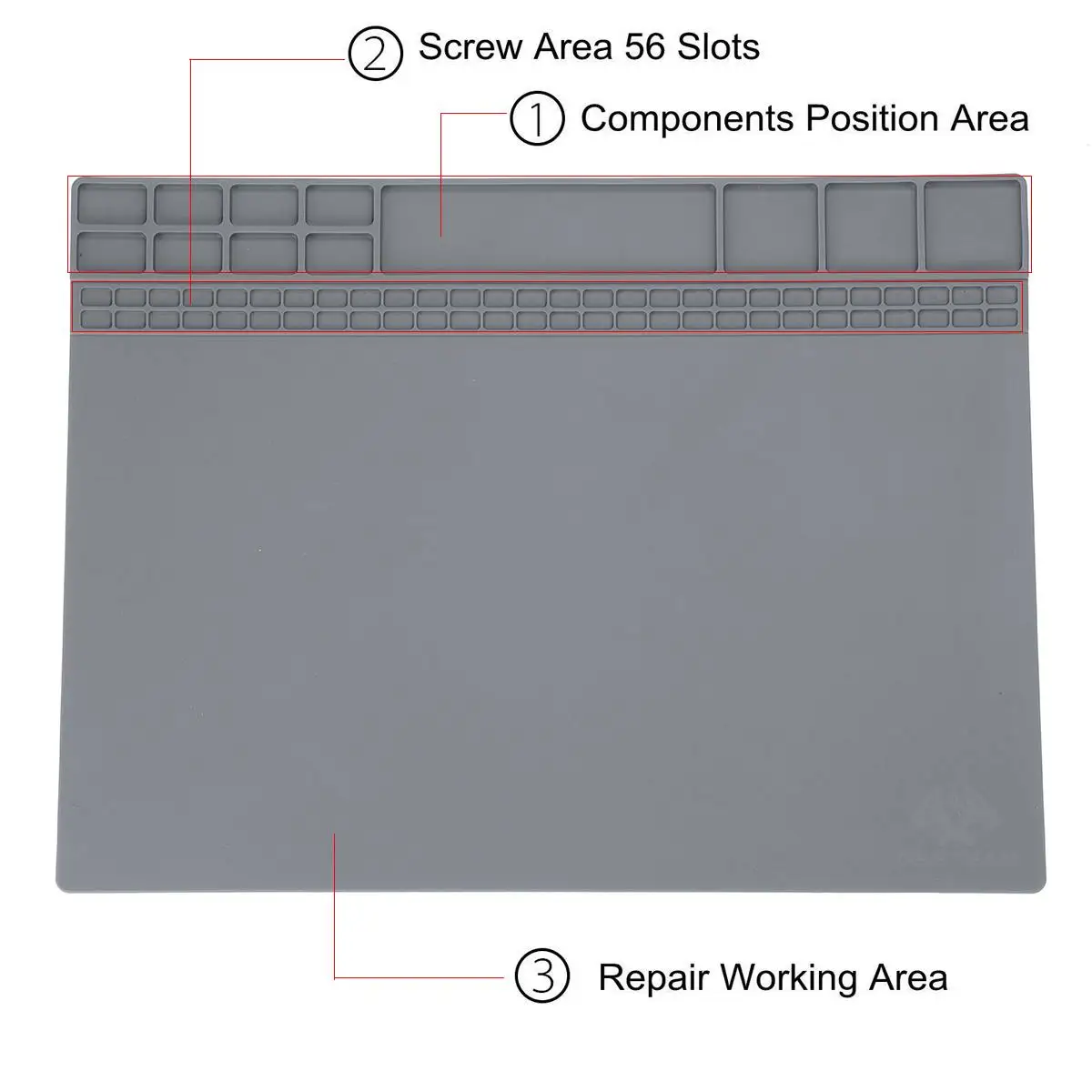 Goedkoop Isolatie Pad Hittebestendige Soldeerstation Silicon Solderen Mat Werk Pad Bureau Platform Solderen Reparatie Station
