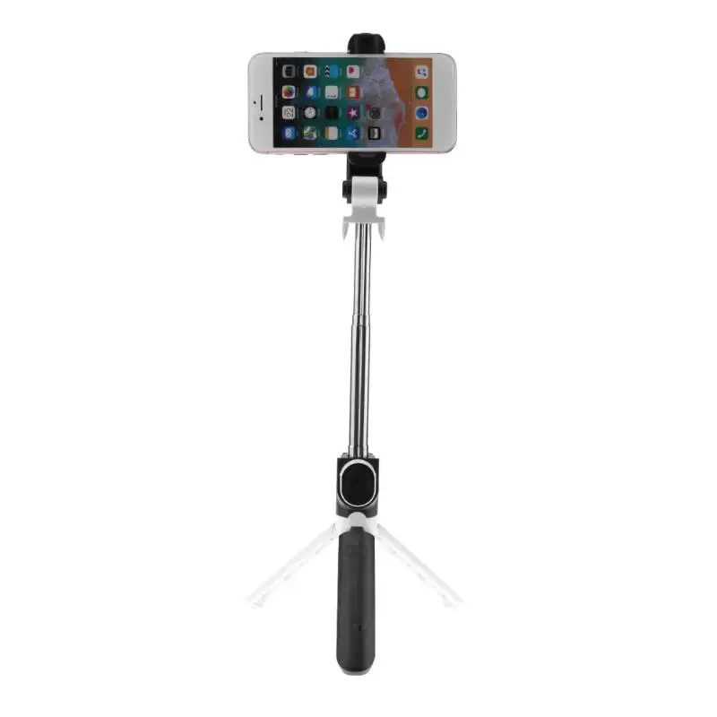 Universal Extendable Selfie Stick Integrated Phone Holder Tabletop