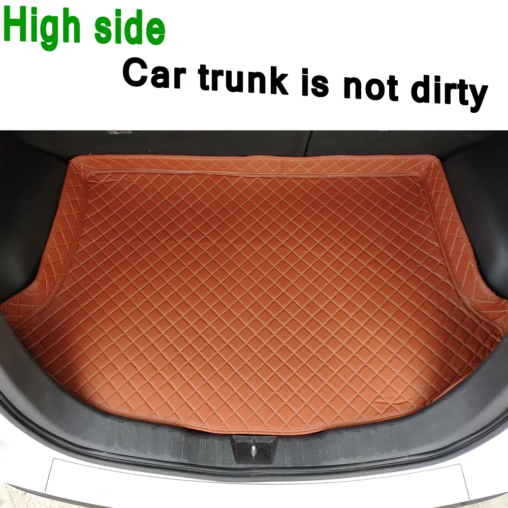 

ZHAOYANHUA Custom fit High side car Trunk mats for Jaguar XF XJ F-PACE F-TYPE XE XFL XJ6 XJ6L XJL XK Durable Boot Carpets