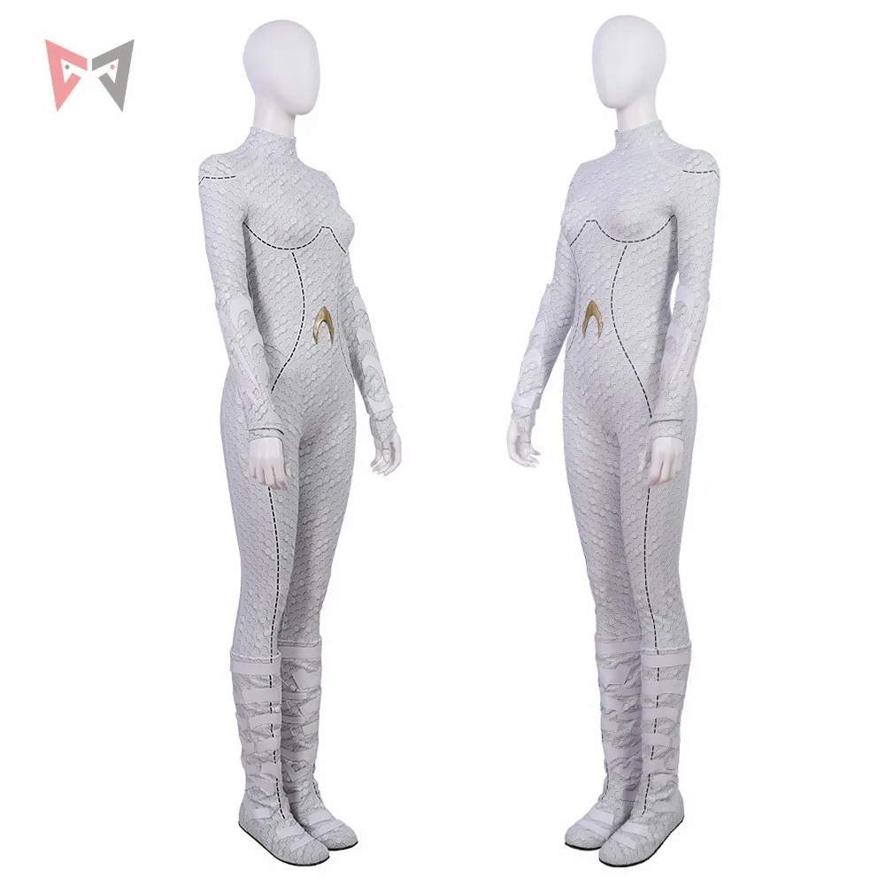Aquaman Queen Atlanna Cosplay Costume Halloween Custom Made Jumpsuit Tights Suit