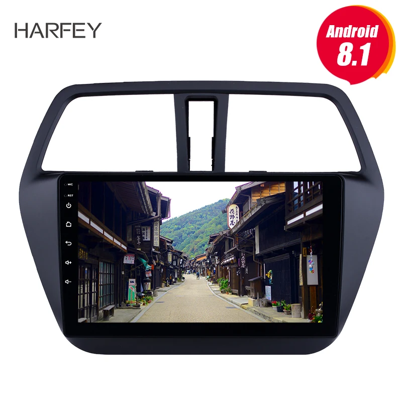 Harfey Автомобильный мультимедийный плеер Android 8 1 9 &quotдля Suzuki S Cross SX4 2014 2017 радио GPS