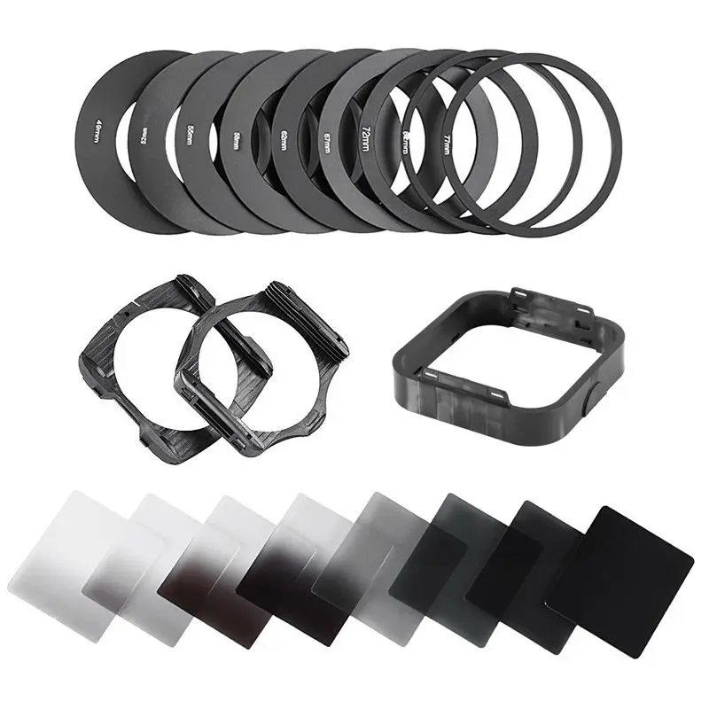

Universal DSLR Camera Neutral Density ND2 4 8 16 Lens Filter Kit for Cokin P Set SLR DSLR Camera Lens Camera Photo Accessories
