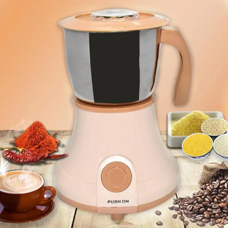 

Electric Coffee Grinder Maker 400W Stainless Steel Coffee Bean Grinder Spice Nuts Seeds Coffee Bean Grind Machine Kitchen Tool