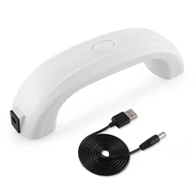 9 Вт USB светодиодный Лампа ABS Сушилка для ногтей Лечение Ультра быстрый и тихий обычный гель портативный мини размер установка времени низкая мощность