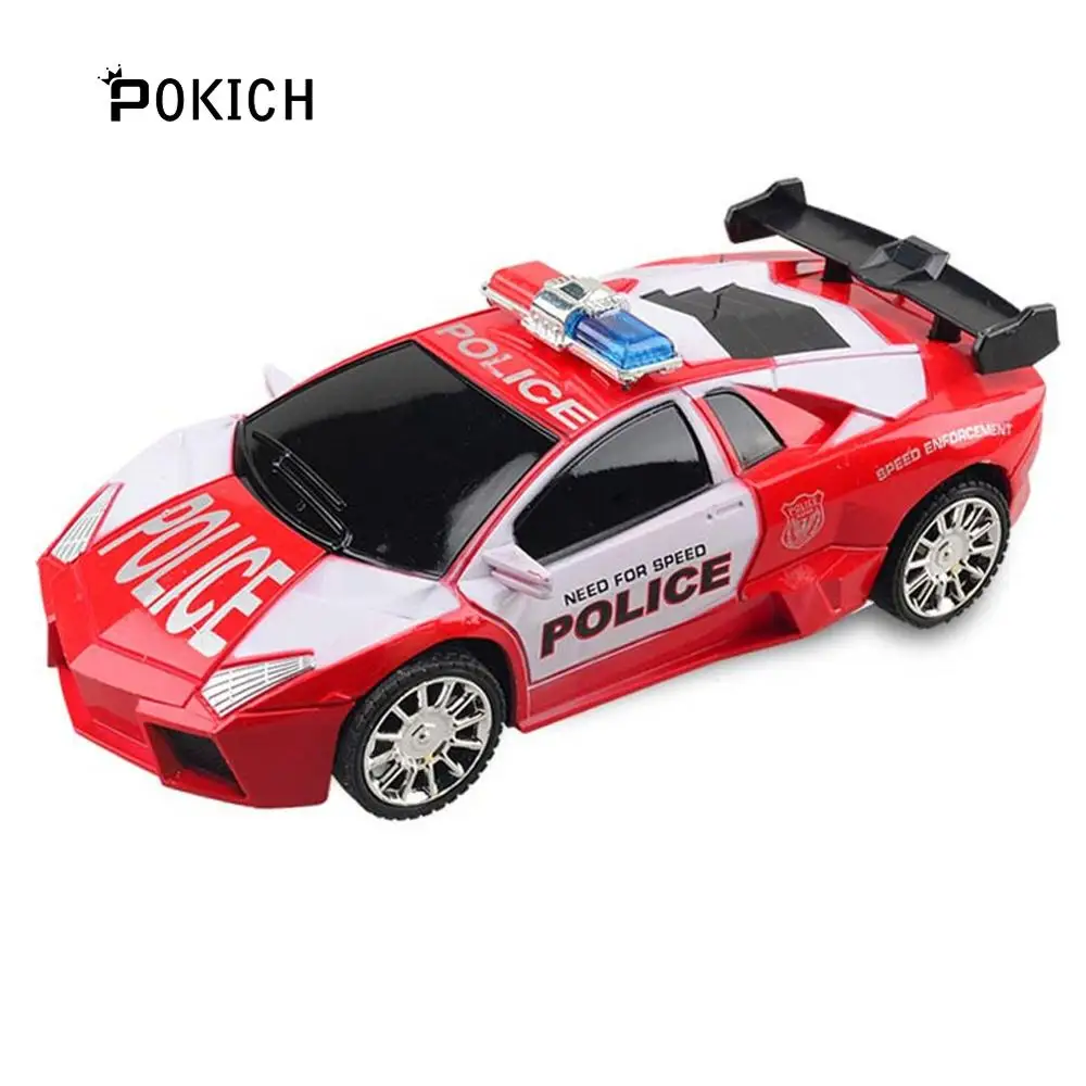 Pokich электрический RC автомобиль игрушка для мальчика полиция дистанционное