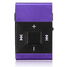 Мини MP3 плеер спортивный музыкальный плеер 16 Гб SD TF Поддерживаемые с зажимом наушники с USB кабелем