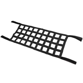 

Mayitr 1pc Durable Mesh Car Top Roof Hammock High Quality Car Exterior Rest Bed Cargo Net For Jeep Wrangler Jl Jk 2007-2018