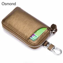 Osmond для мужчин женщин пояса из натуральной кожи держатели ключей от автомобиля ключница для ретро многофункцион