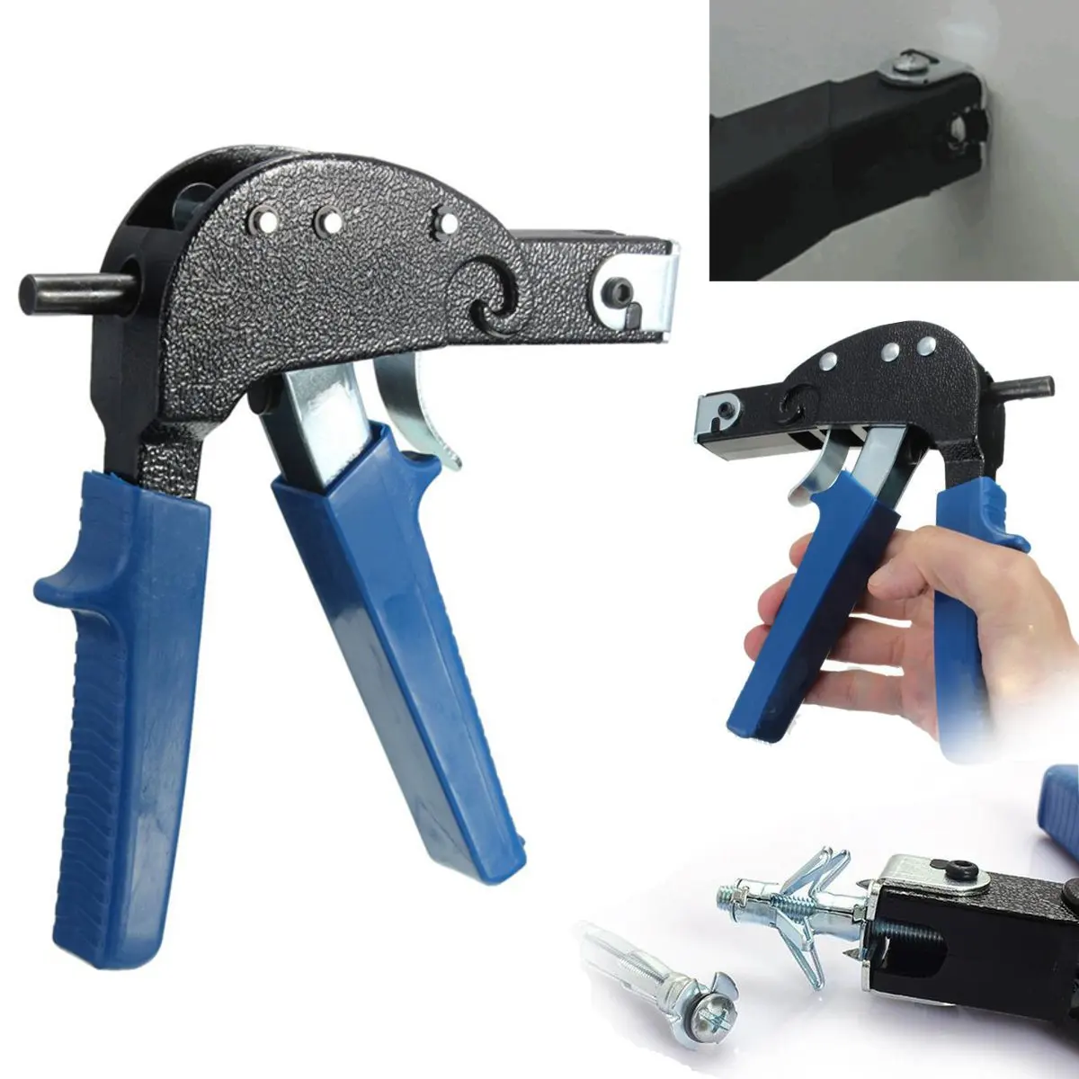 Heavy Metal Setting Tools Hollow Cavity Wall Anchor Hole Plate Board