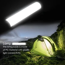 Наружная палатка свет переносная аварийная лампа USB Перезаряжаемый походный фонарь встроенные светодиодные фонари на батареях