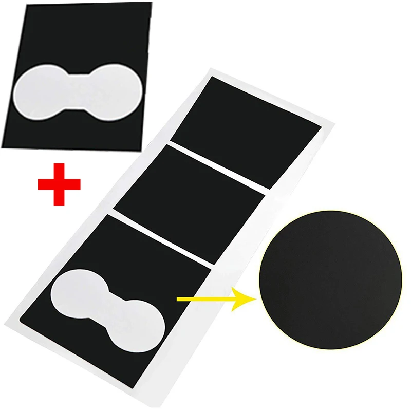 

For Tesla Model 3 Matte Black Center Console Wrap Vinyl Kit Inner Cover Stickers