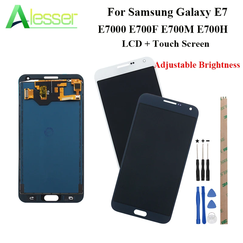 

Alesser For Samsung Galaxy E7 E7000 E700F E700M E700H LCD Display And Touch Screen Screen Digitizer Assembly Replacement +Tools