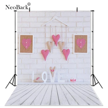 

Thin Vinyl Valentines Hot Party Photography Backdrops White Wall Backdrop For Photography Pink Girls Background For Photo Studio