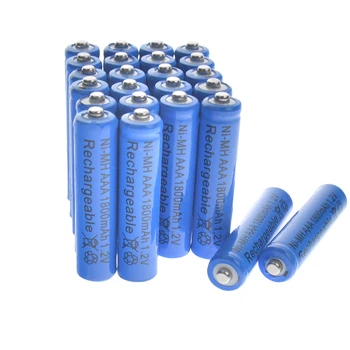 

4-48pcs AAA NI-MH 1800mAh 1.2V Rechargeable battery batteries Bulk Nickel Hydride Blue RC
