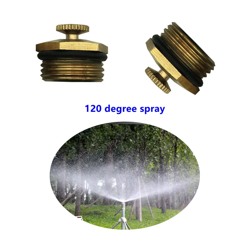 

F127 Atomizing Sprinklers Garden Irrigation Adjustable 1/2" External Thread Refraction Misting Nozzles 360 Degree