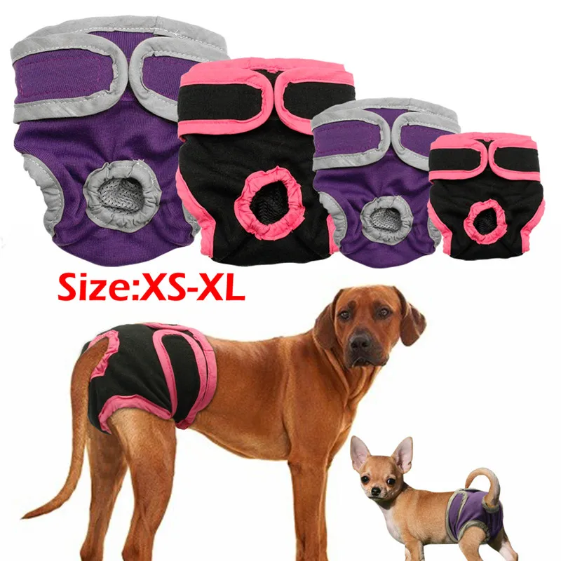 Pet Dog физиологические штаны памперсы нижнее белье для женщин собака