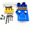 4 In 1 Hole Tenon Punching Locator Dowelling Jig for Furniture Plate Punch Woodworking Drill Guide Kit Locator Aluminium Alloy ► Photo 2/6