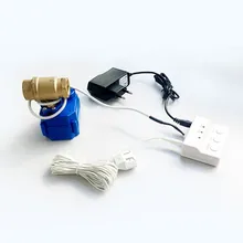HIDAKA WLD-805 умный дом датчик утечки воды детектор сигнализации Авто NPT BSP шаровой клапан 6 м провод с США ЕС разъем питания(DN25*1 шт
