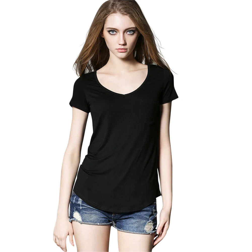 Летняя женская футболка с коротким рукавом хлопковая круглым вырезом Camisetas Mujer