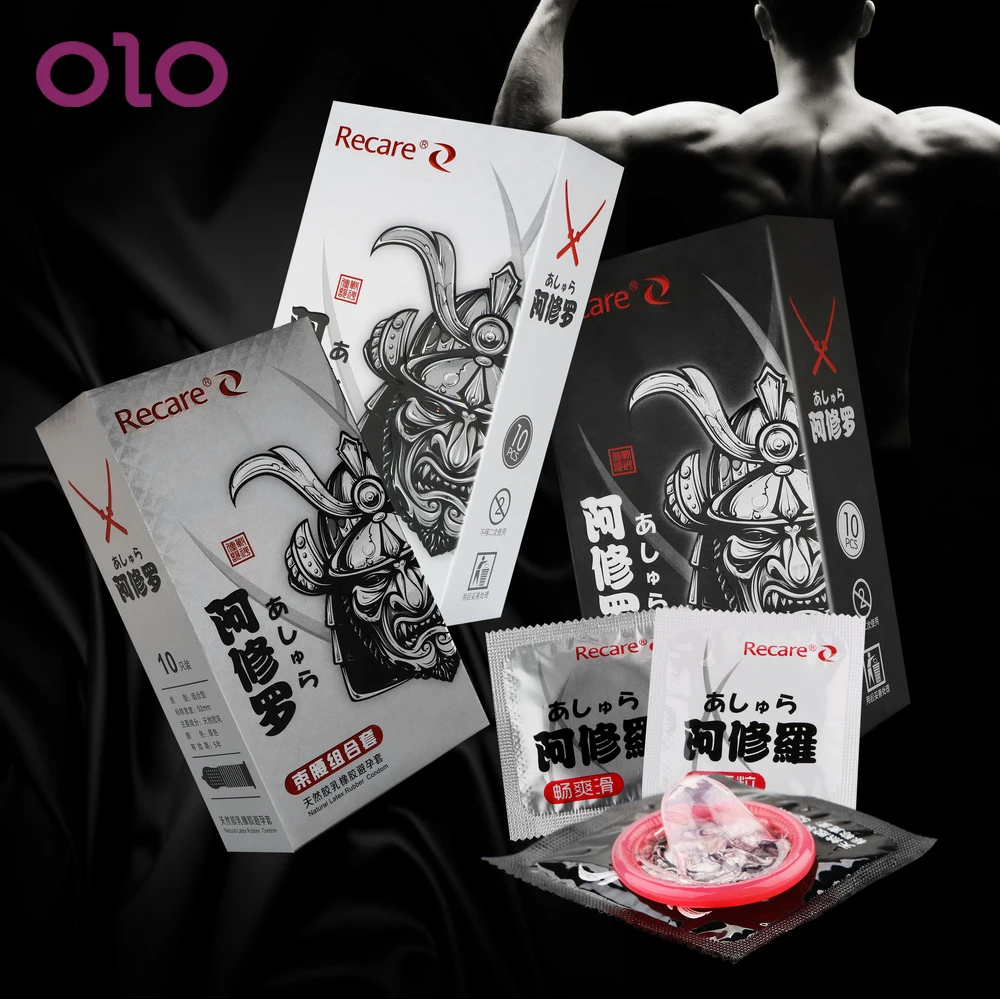 OLO 10 шт./компл. натуральный латекс Задержка эякуляции искусственное ощущение