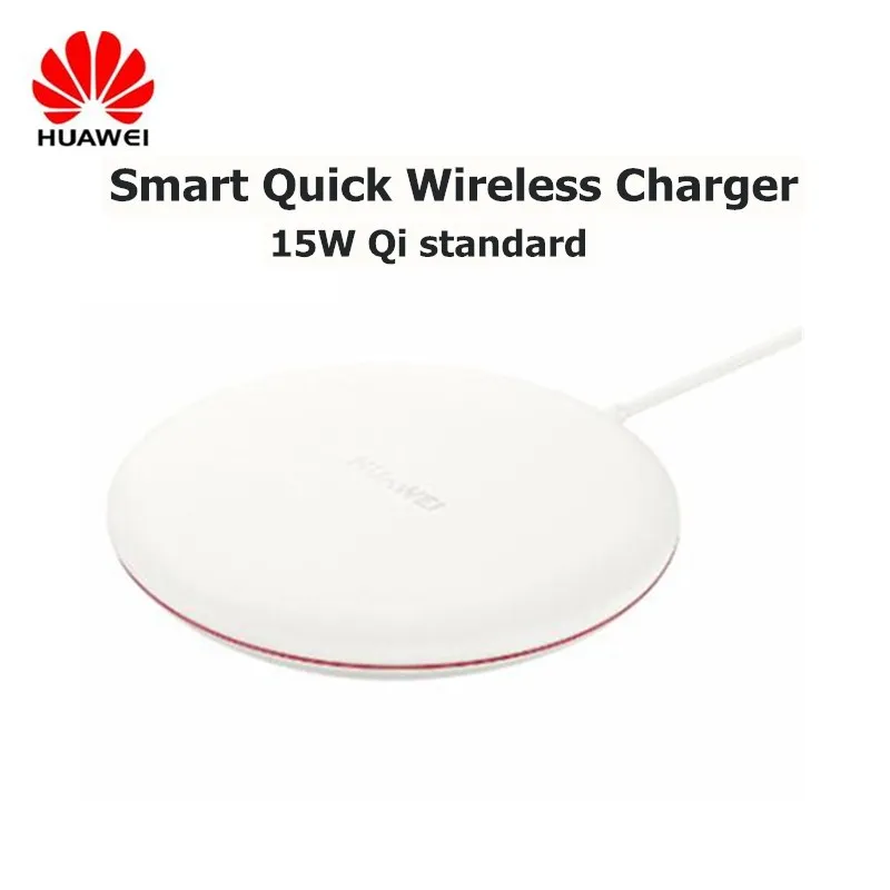 

Huawei Smart Quick Wireless Charger 15W(Max) Fast Charge Version Qi Standard Charger for Huawei Mate20 Pro/Mate20 RS/iPhone X