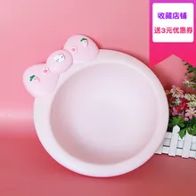 Девушка сердце умывальник Бытовой мягкой младшей сестры общежития Студенческая личность новорожденный настоящий сын пластик кемпинг Lavabo Enfant