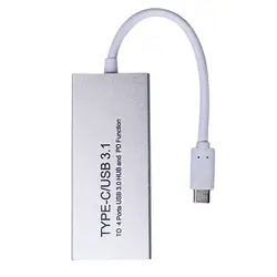 Usb Тип C/Usb 3,1 4 Порты Usb3.0 концентратор с Pd разделитель функций зарядный кабель адаптер для 2018 Mac book Air/Pro 13/15