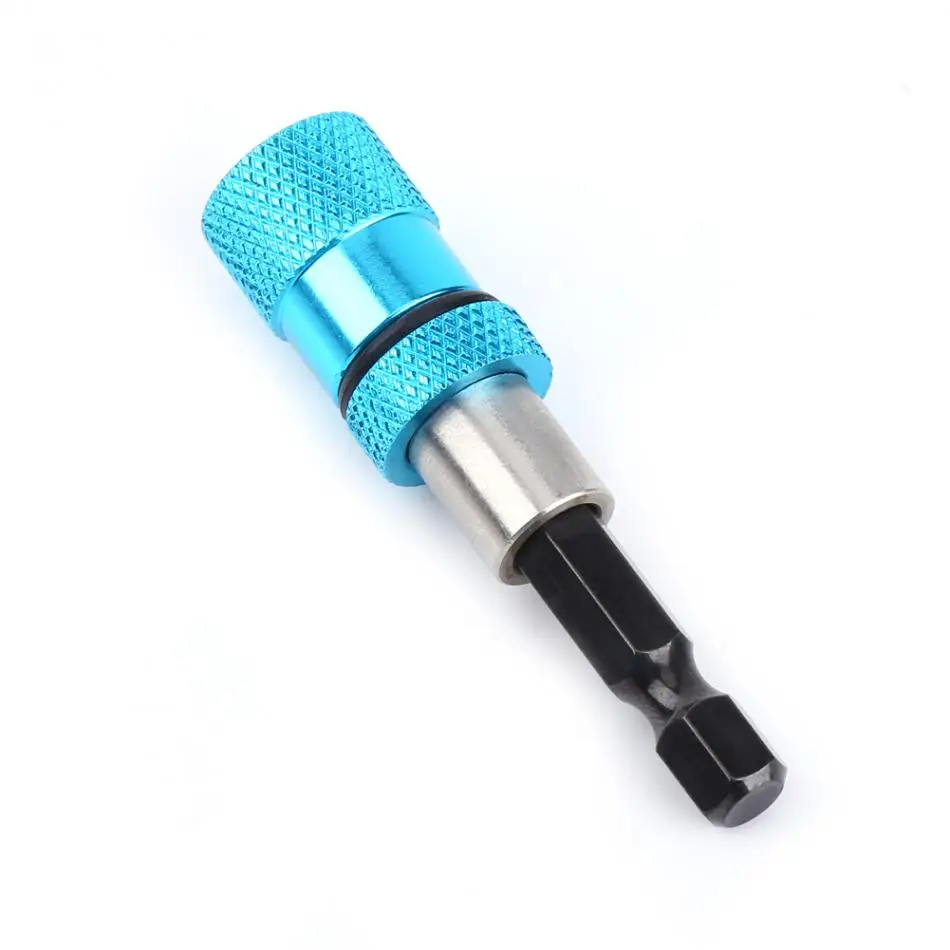 

1/4" Hex Handle Screwdriver Bit Shank Drill Screw Magnetic Drywall Screw Bit Holder Quick Release Long Extention Holder 60mm